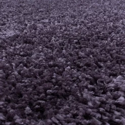 Tapis poils longs shaggy tissé motif uni UNI I, Violet