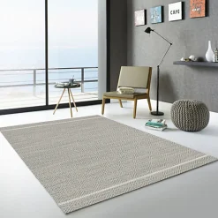 Tapis Prisma Gris - Motif Losanges - 120 x 170 cm