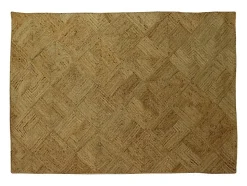 Tapis rectangle 100% jute tressé - 200 x 290 cm - Naturel - DAYA