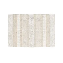 Tapis rectangle fantaisie (60x90 cm - Naturel)