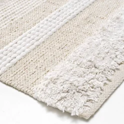 Tapis rectangle fantaisie (60x90 cm - Naturel)