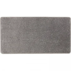 Tapis rectangulaire en polypropylène 80x150 cm anthracite Oviala