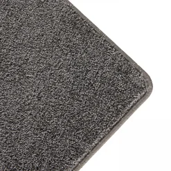Tapis rectangulaire en polypropylène 80x150 cm anthracite Oviala