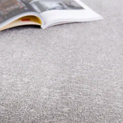 Tapis rectangulaire gris 230 x 160 cm effet viscose GoodHome Yoroo