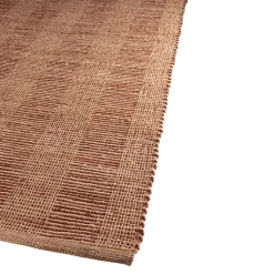 Tapis rectangulaire intérieur Melua coton et toile de jute terracotta L.120 x l.170 cm GoodHome