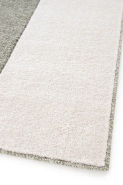 Tapis rectangulaire Luna formes géométriques vert et blanc L.230 x l.160 cm Balta