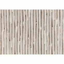Tapis rectangulaire motif patchwork effet peau de vache 120 x 170 cm Oviala
