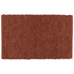 Tapis rectangulaire Soana bouclette 60x90cm- Rouge- Atmosphera