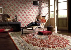 Tapis rectangulaire style oriental Persan rouge L.170 x l.120 cm Balta