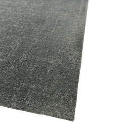 Tapis rectangulaire vert kaki 170 x 120 cm effet viscose GoodHome Yoroo