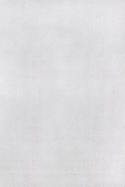 Tapis Rio salon antidérapant arc, Blanc cassé, 120 x 160 cm