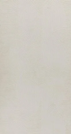 Tapis Rio salon antidérapant arc, Crème, 200 x 280 cm