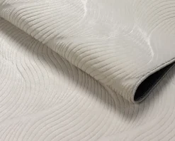 Tapis Rio salon antidérapant 3D, Crème, 140 x 200 cm