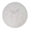 Tapis Rond Enfant Imprimé "Bambini III" 160cm Gris