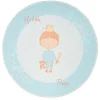 Tapis Rond Enfant Imprimé "Bambini V" 160cm Menthe