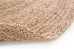 Tapis rond Melua en jute tissé Ø80cm GoodHome
