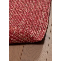 Tapis rond ou oval style jute intérieur extérieur JUTY 120x120 cm