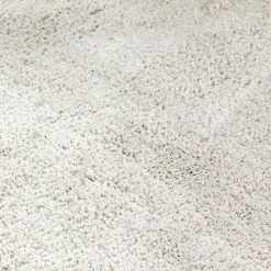 Tapis salon à poils longs extra-doux écru 60x90