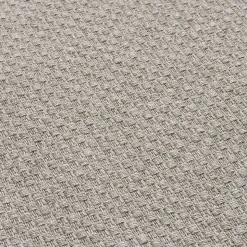 Tapis salon de couloir aspect jute gris 80x150