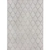 Tapis salon et chambre moderne tissé plat LEAVO 200x290 cm
