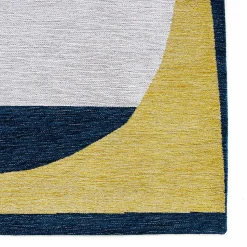 Tapis salon et chambre tissé plat STOOPY 170x240 cm