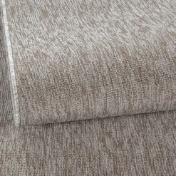 Tapis salon et chambre tissé motif uni SAKRDA, beige