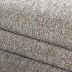 Tapis salon et chambre tissé motif uni SAKRDA, beige