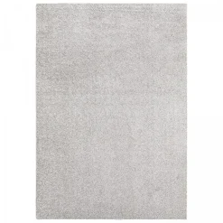 Tapis salon et chambre tissé motif uni ALEGRIA, gris