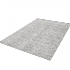 Tapis salon et chambre tissé motif uni ALEGRIA, gris