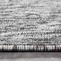 Tapis salon et chambre tissé motif uni SAKRDA, gris
