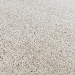 Tapis salon et chambre tissé motif uni ALEGRIA, écru