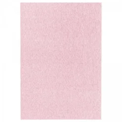 Tapis salon et chambre tissé motif uni SAKRDA, rose
