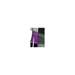 Tapis salon et chambre tissé motif géométrique VIRGULADA, violet