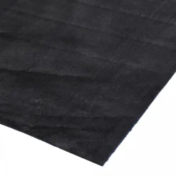 Tapis salon LYN10 LAVABLE, soft et soyeux, tapis uni à l'aspect Shaggy, noir
