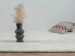 Tapis salon poils longs nordique - Crème - 200 x 290 cm - Bahar Shaggy