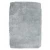 Tapis salon poils longs toucher laineux gris nuage 60x90