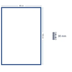 Tapis shaggy Coltrane L. 150 x l. 80 x ep. 3 cm crème GoodHome
