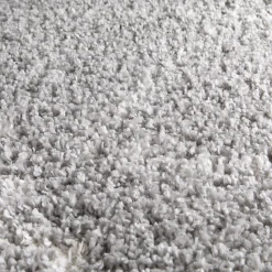 Tapis shaggy tissé motif berbère CHROMA 3, gris, écru
