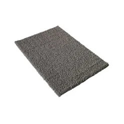 Tapis shaggy tissé motif uni SG LOCA, gris