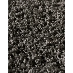Tapis shaggy tissé motif uni SG LOCA, gris