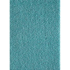 Tapis shaggy tissé motif uni SG LOCA, bleu