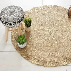 Tapis Shine en jute D115 cm - Atmosphera