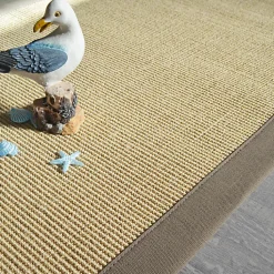 Tapis sisal Yucatan sable - Ganse taupe - 200 x 290 cm