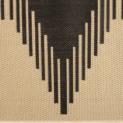 Tapis tissé plat Izel ethnique naturel L.200 x l.150 cm