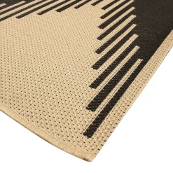 Tapis tissé plat Izel ethnique naturel L.200 x l.150 cm