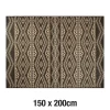 Tapis tissé plat Nelli ethnique L.200 x l.150 cm