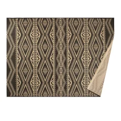 Tapis tissé plat Nelli ethnique L.200 x l.150 cm