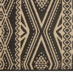 Tapis tissé plat Nelli ethnique L.200 x l.150 cm