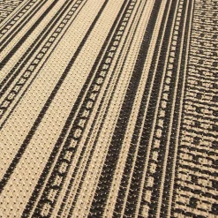 Tapis tissé plat Tonalli ethnique L.200 x l.150 cm