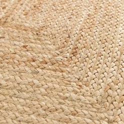 Tapis tissage à plat Melua GoodHome L. 200cm x l. 290cm naturel